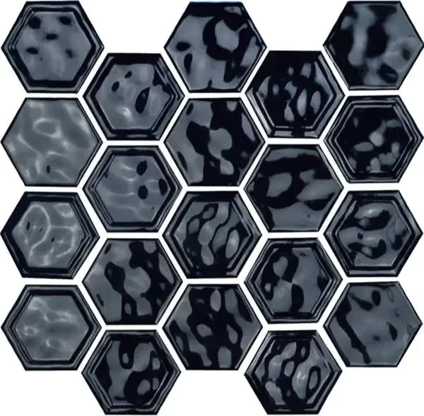 HEXAGON MOSAIC BLACK